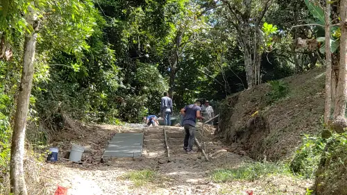 Pavimentanto acceso a vivienda